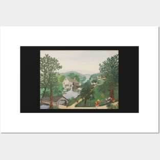 grandma moses Posters and Art